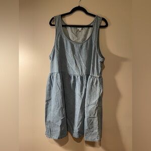 American Eagle Light Blue Denim Mini Dress